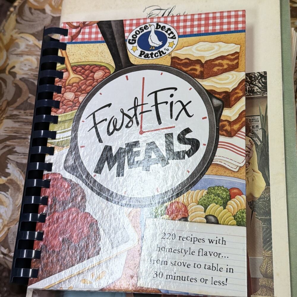 Fast-Fix Meals by Gooseberry Patch (2009, Hardcover) YG25‎